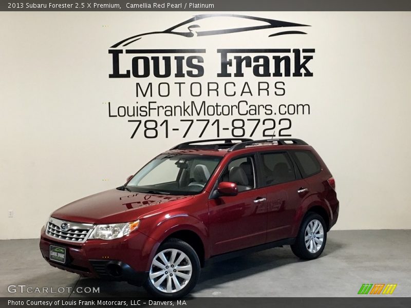 Camellia Red Pearl / Platinum 2013 Subaru Forester 2.5 X Premium