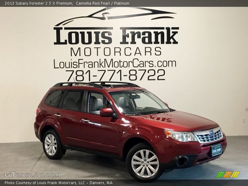 Camellia Red Pearl / Platinum 2013 Subaru Forester 2.5 X Premium