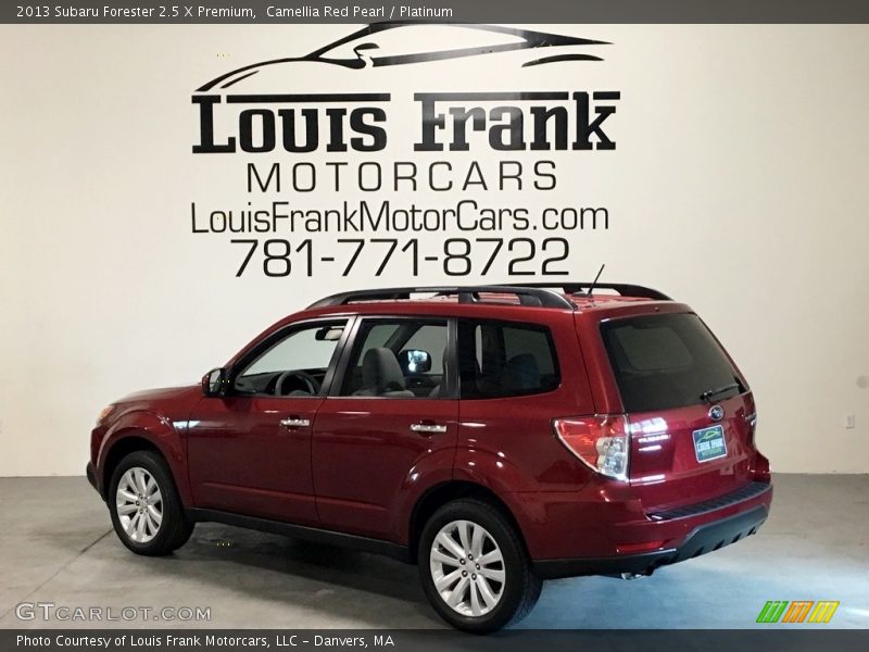 Camellia Red Pearl / Platinum 2013 Subaru Forester 2.5 X Premium