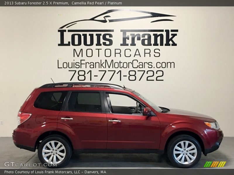 Camellia Red Pearl / Platinum 2013 Subaru Forester 2.5 X Premium