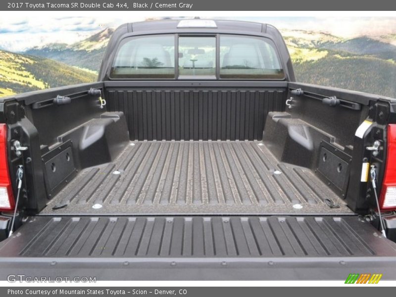 Black / Cement Gray 2017 Toyota Tacoma SR Double Cab 4x4
