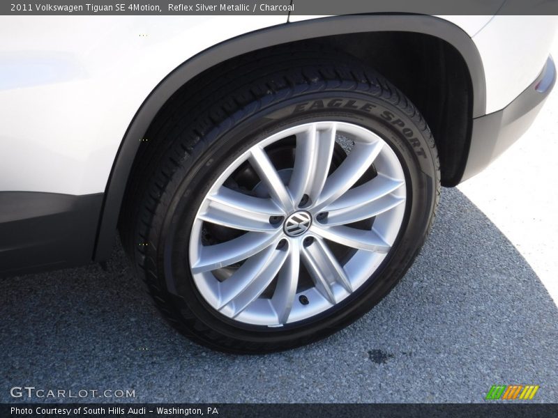 Reflex Silver Metallic / Charcoal 2011 Volkswagen Tiguan SE 4Motion