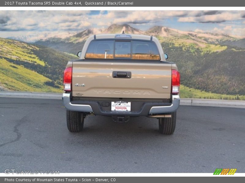 Quicksand / Black/Caramel 2017 Toyota Tacoma SR5 Double Cab 4x4