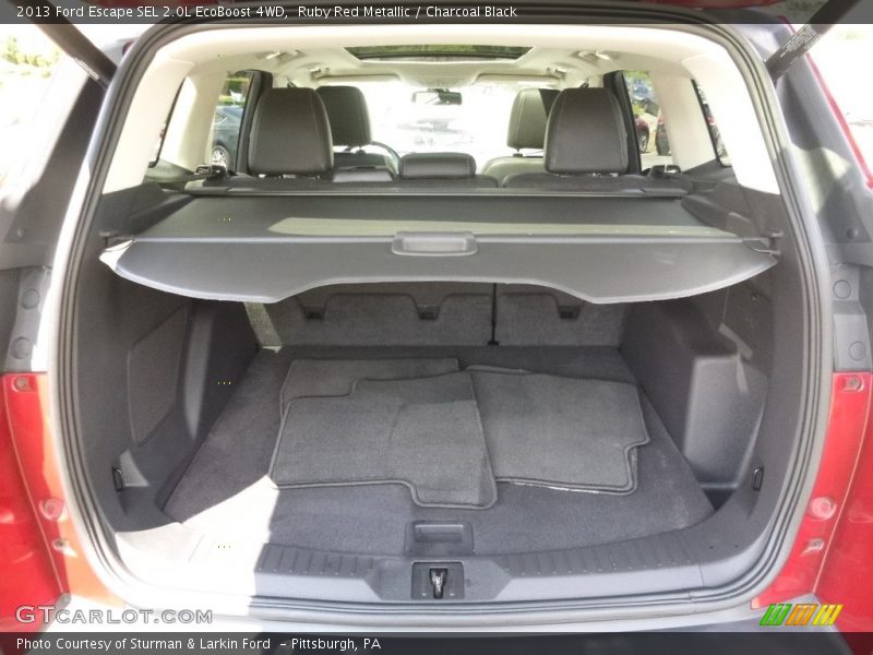 Ruby Red Metallic / Charcoal Black 2013 Ford Escape SEL 2.0L EcoBoost 4WD
