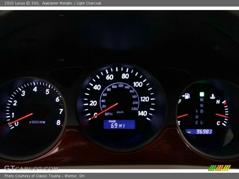 Alabaster Metallic / Light Charcoal 2003 Lexus ES 300