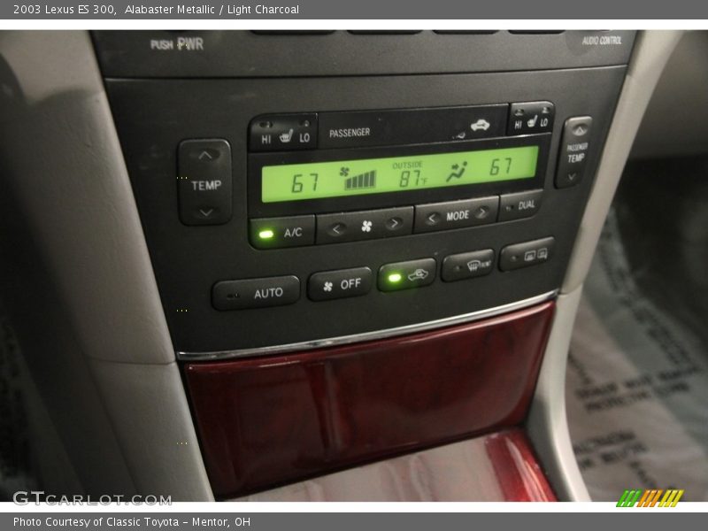 Alabaster Metallic / Light Charcoal 2003 Lexus ES 300