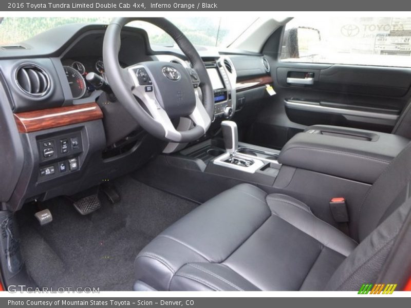 Inferno Orange / Black 2016 Toyota Tundra Limited Double Cab 4x4