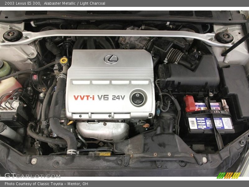 Alabaster Metallic / Light Charcoal 2003 Lexus ES 300