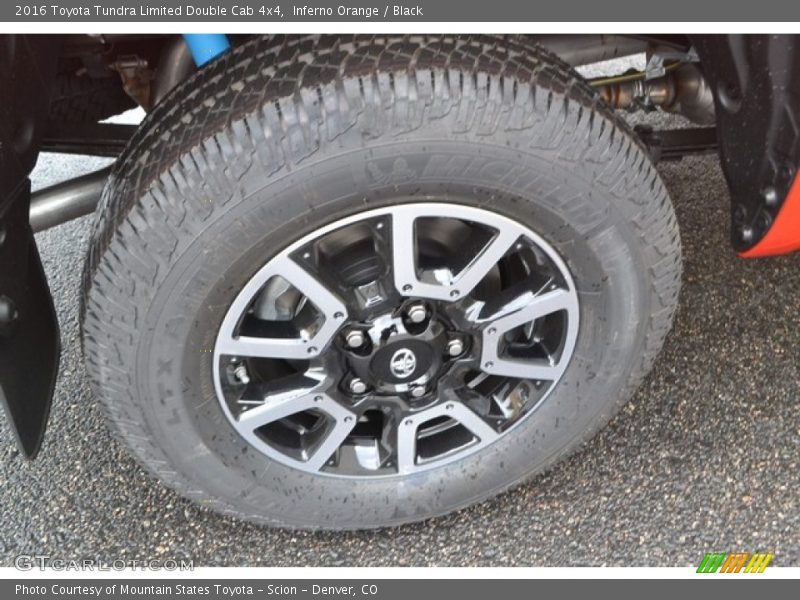 Inferno Orange / Black 2016 Toyota Tundra Limited Double Cab 4x4