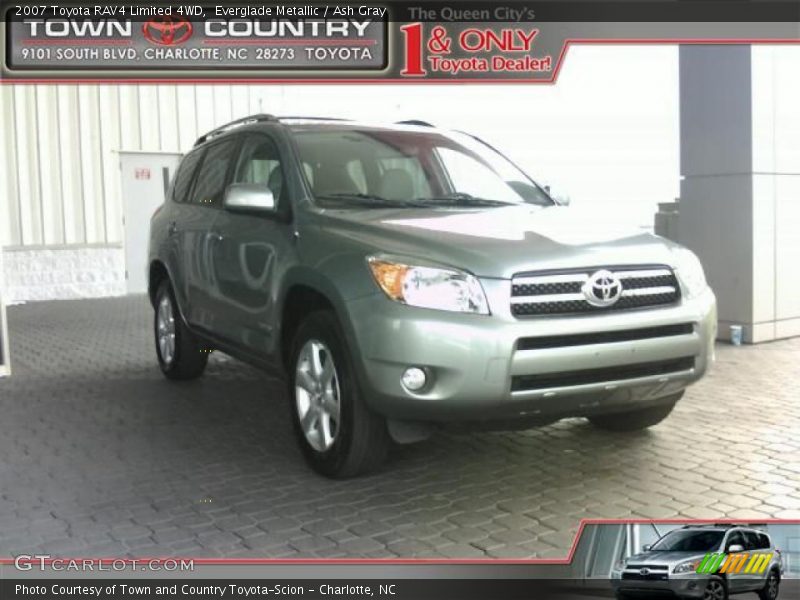 Everglade Metallic / Ash Gray 2007 Toyota RAV4 Limited 4WD