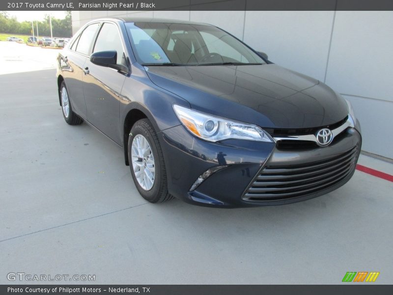 Parisian Night Pearl / Black 2017 Toyota Camry LE