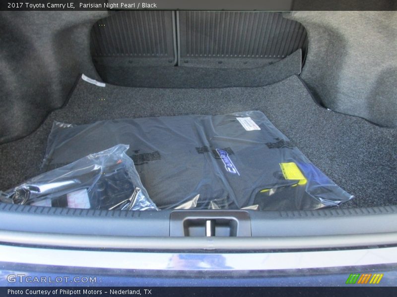  2017 Camry LE Trunk