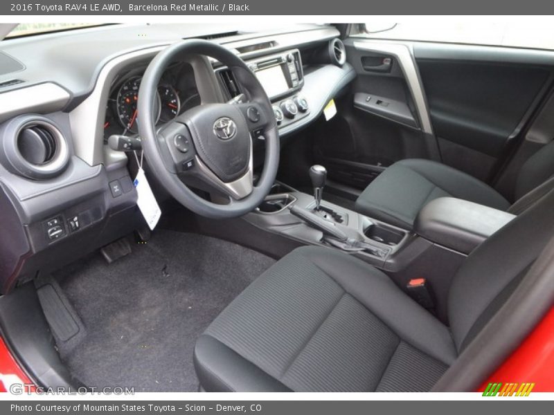 Barcelona Red Metallic / Black 2016 Toyota RAV4 LE AWD