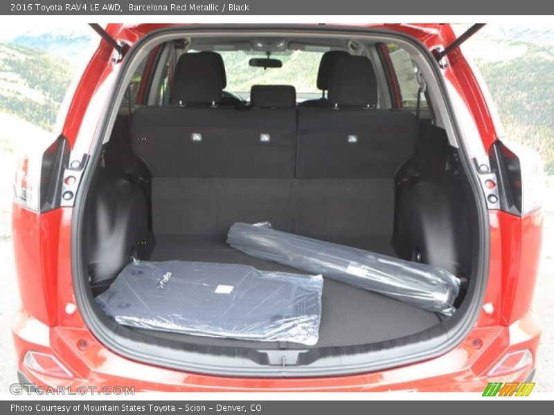 Barcelona Red Metallic / Black 2016 Toyota RAV4 LE AWD