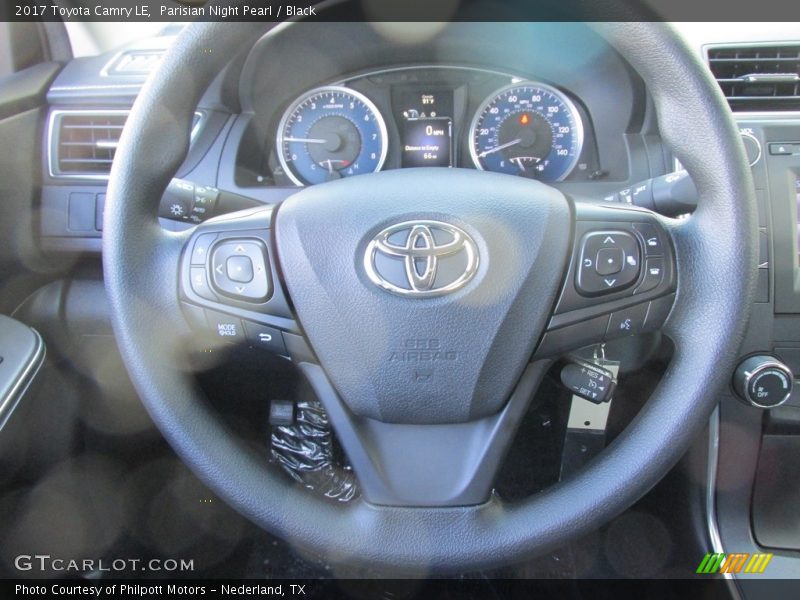 Parisian Night Pearl / Black 2017 Toyota Camry LE