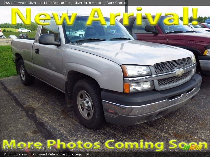 Silver Birch Metallic / Dark Charcoal 2004 Chevrolet Silverado 1500 Regular Cab