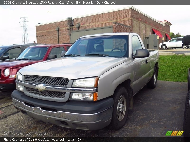 Silver Birch Metallic / Dark Charcoal 2004 Chevrolet Silverado 1500 Regular Cab