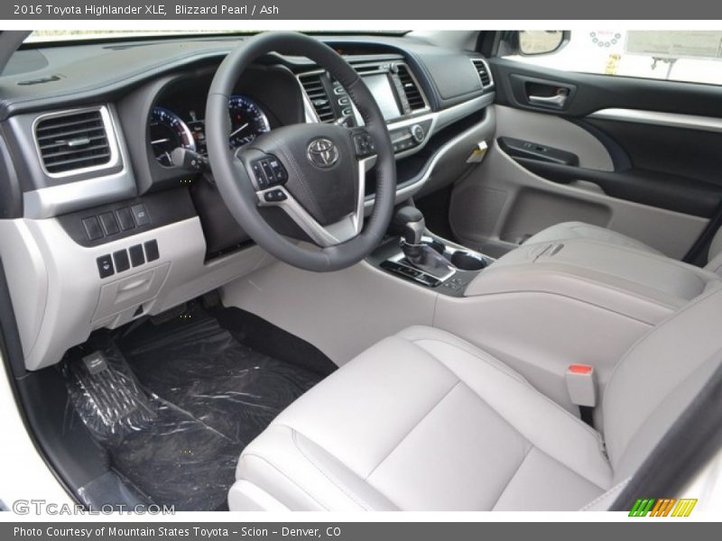 Blizzard Pearl / Ash 2016 Toyota Highlander XLE