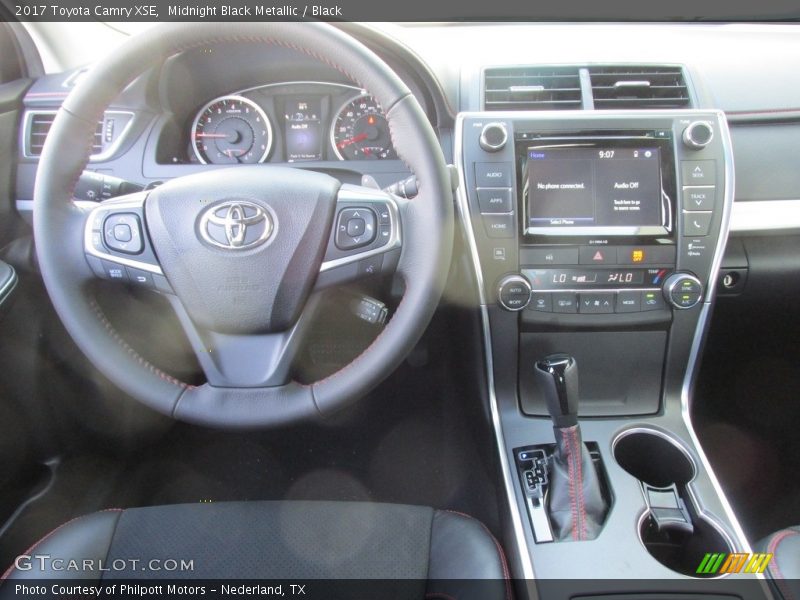Midnight Black Metallic / Black 2017 Toyota Camry XSE