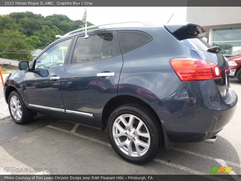 Graphite Blue / Gray 2013 Nissan Rogue SL AWD