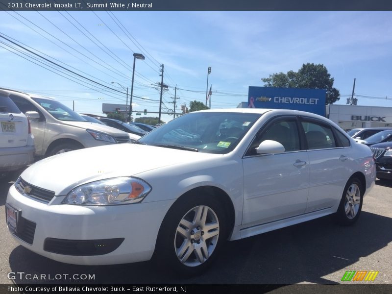 Summit White / Neutral 2011 Chevrolet Impala LT