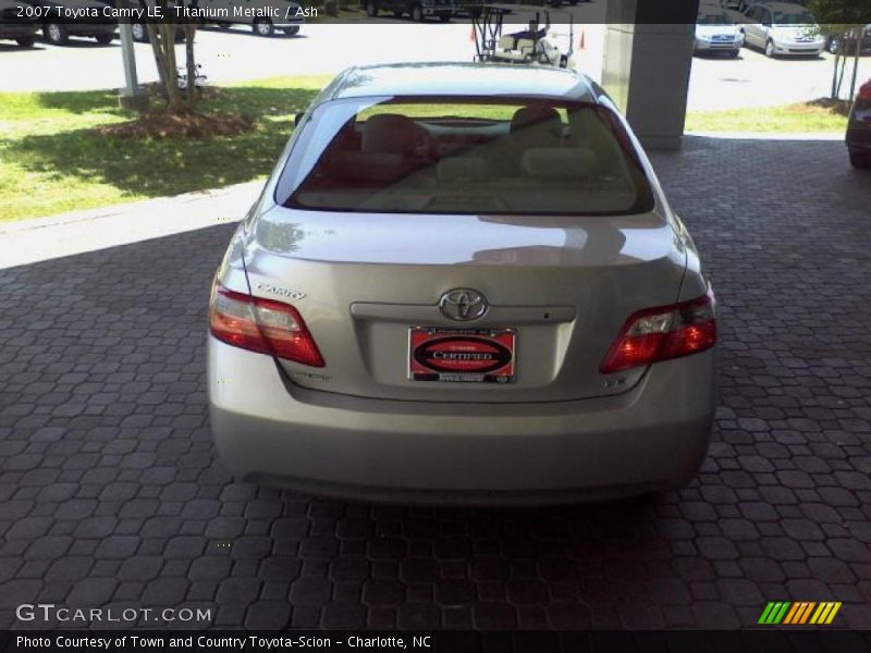 Titanium Metallic / Ash 2007 Toyota Camry LE