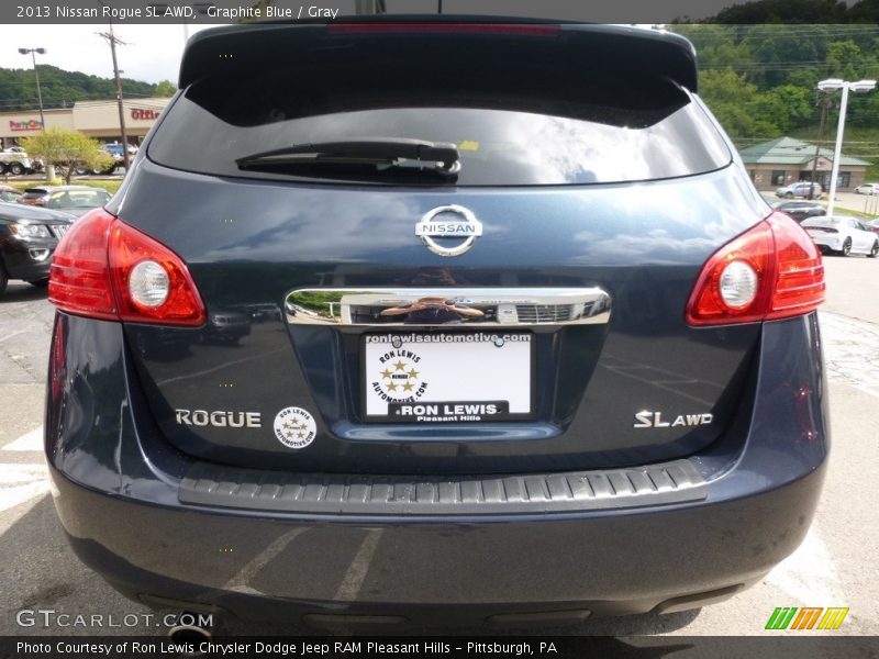 Graphite Blue / Gray 2013 Nissan Rogue SL AWD