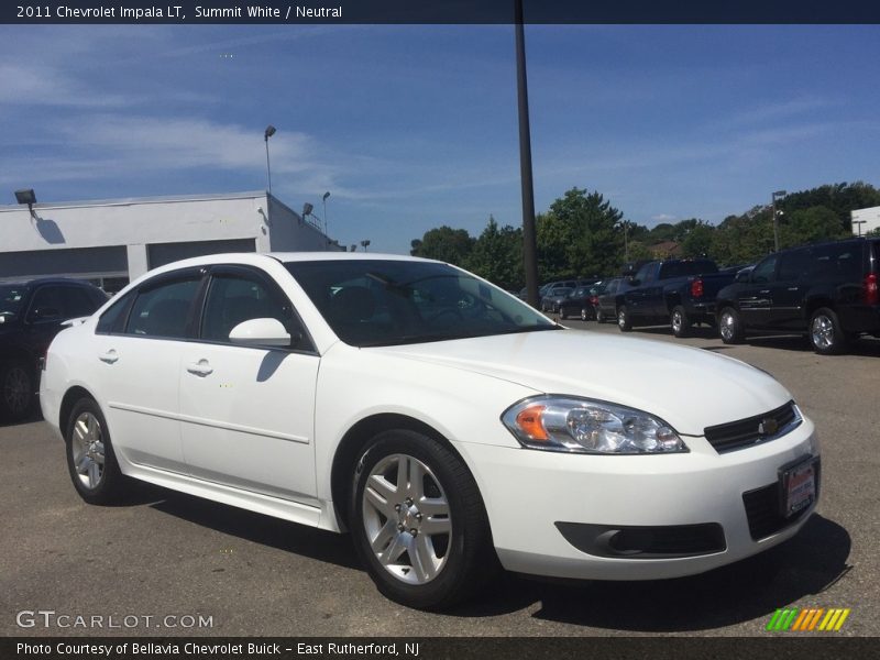 Summit White / Neutral 2011 Chevrolet Impala LT
