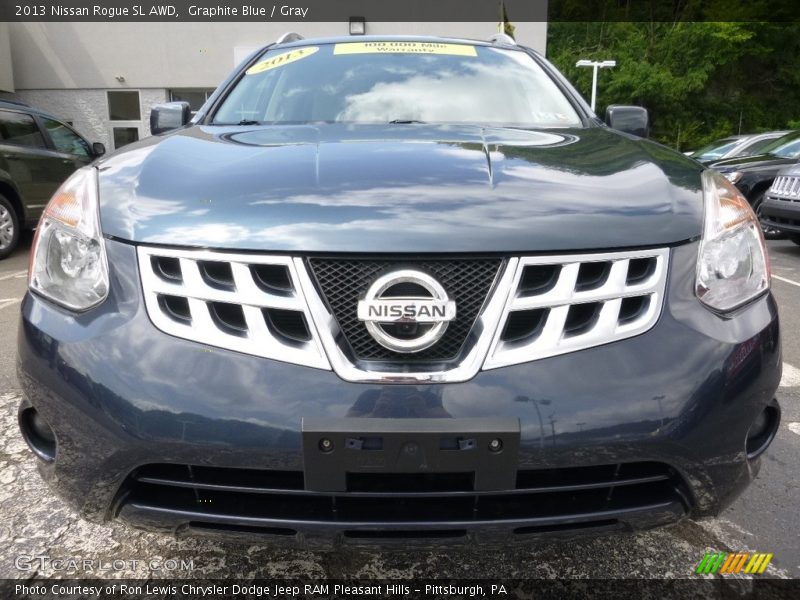 Graphite Blue / Gray 2013 Nissan Rogue SL AWD