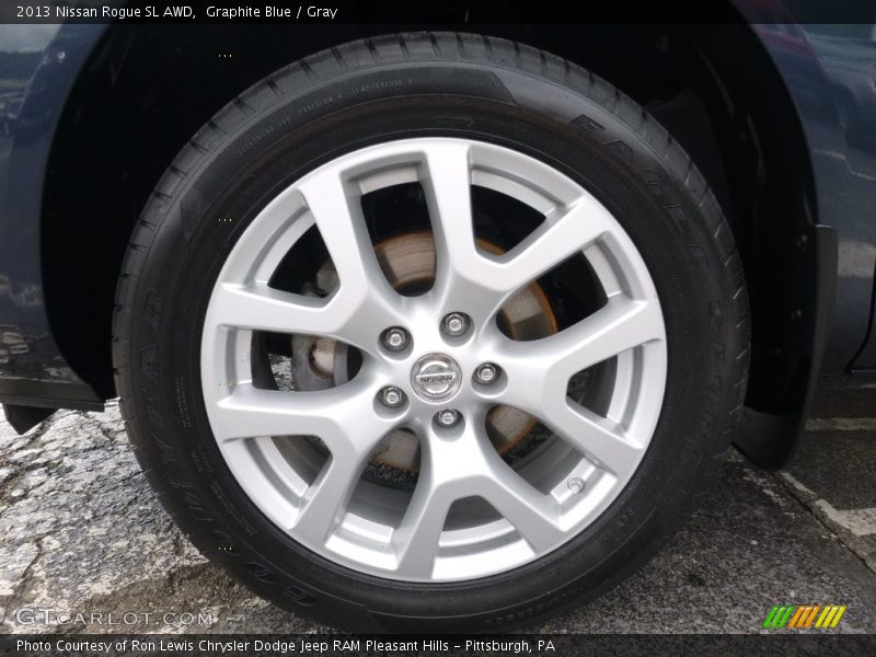 Graphite Blue / Gray 2013 Nissan Rogue SL AWD