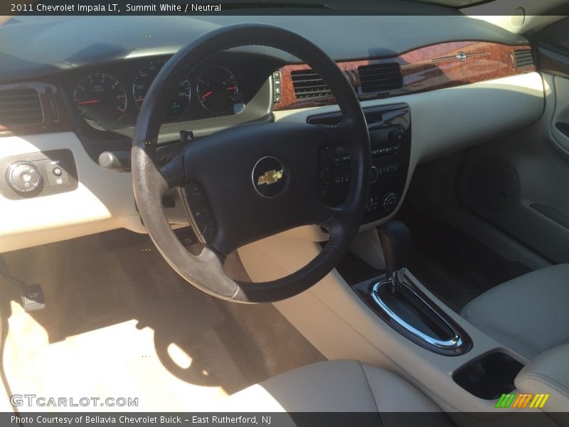 Summit White / Neutral 2011 Chevrolet Impala LT