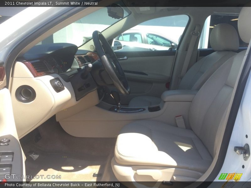 Summit White / Neutral 2011 Chevrolet Impala LT