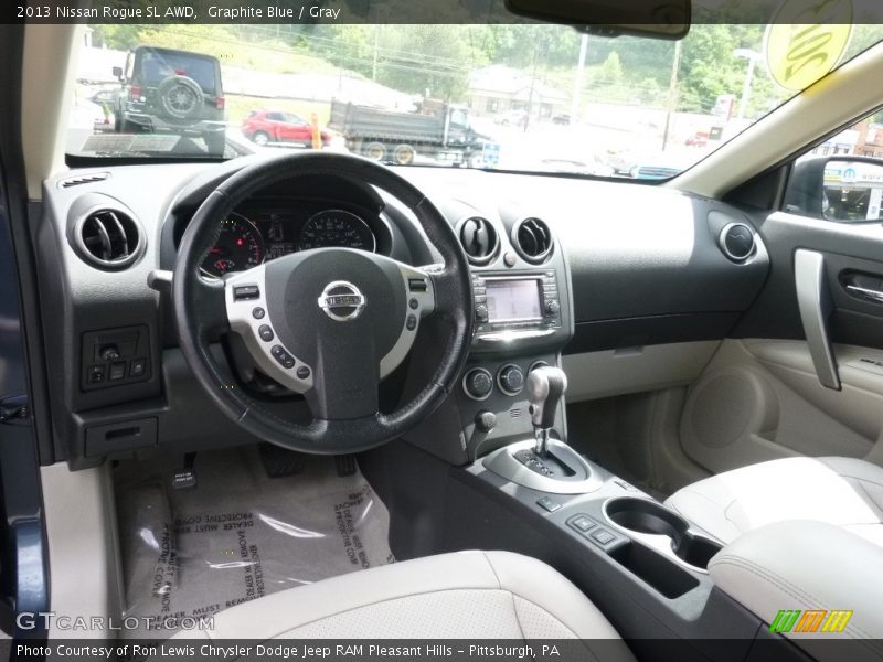 Graphite Blue / Gray 2013 Nissan Rogue SL AWD