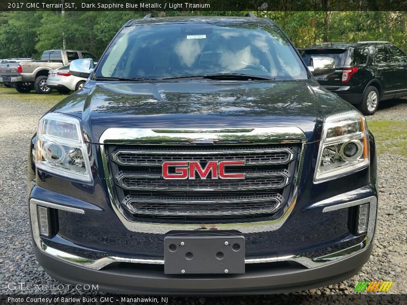 Dark Sapphire Blue Metallic / Light Titanium 2017 GMC Terrain SLT