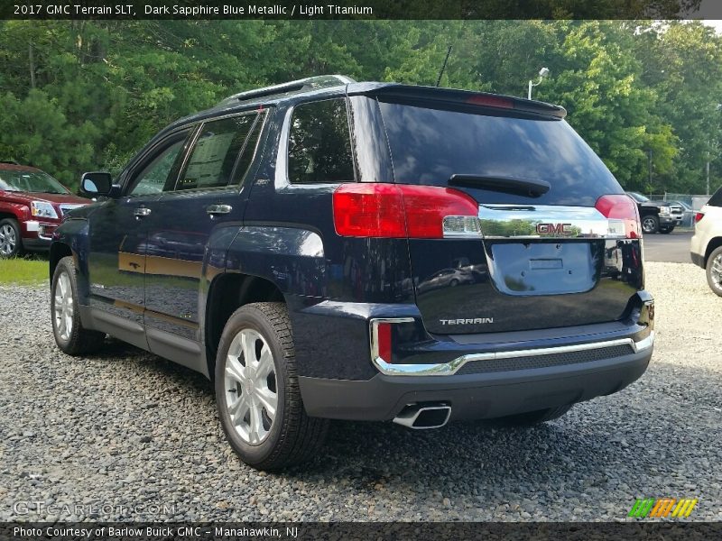 Dark Sapphire Blue Metallic / Light Titanium 2017 GMC Terrain SLT