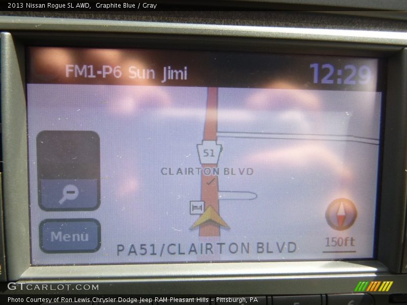Graphite Blue / Gray 2013 Nissan Rogue SL AWD