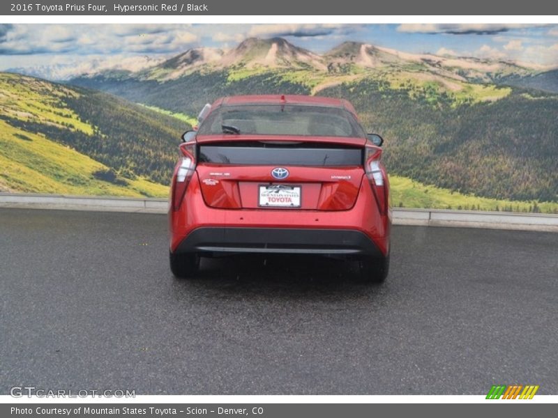 Hypersonic Red / Black 2016 Toyota Prius Four
