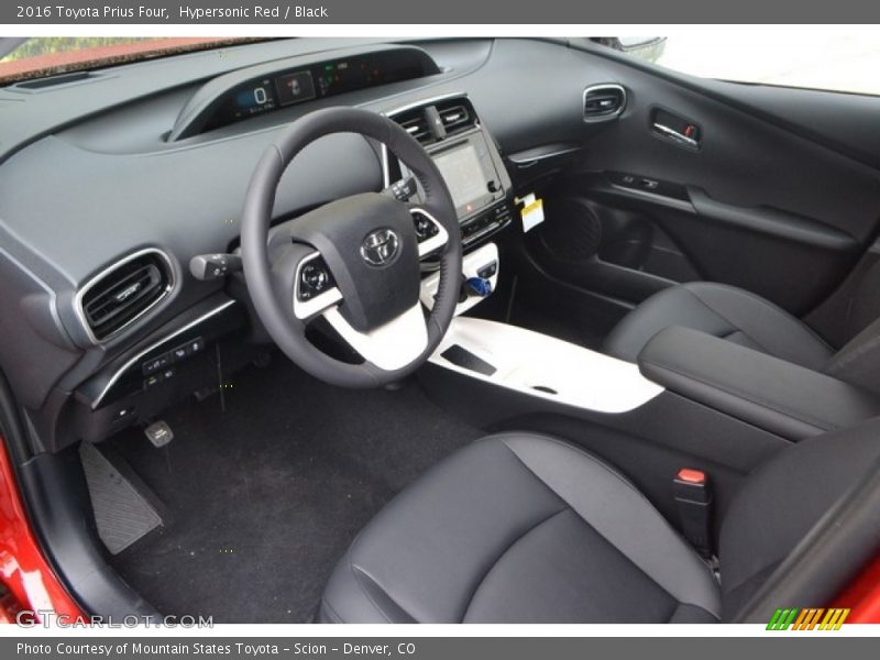 Hypersonic Red / Black 2016 Toyota Prius Four
