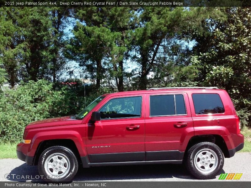 Deep Cherry Red Crystal Pearl / Dark Slate Gray/Light Pebble Beige 2015 Jeep Patriot Sport 4x4