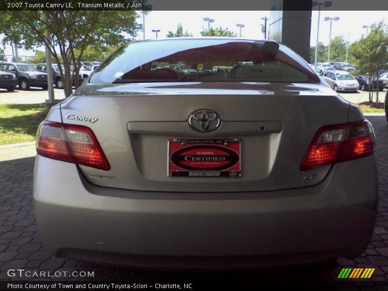 Titanium Metallic / Ash 2007 Toyota Camry LE