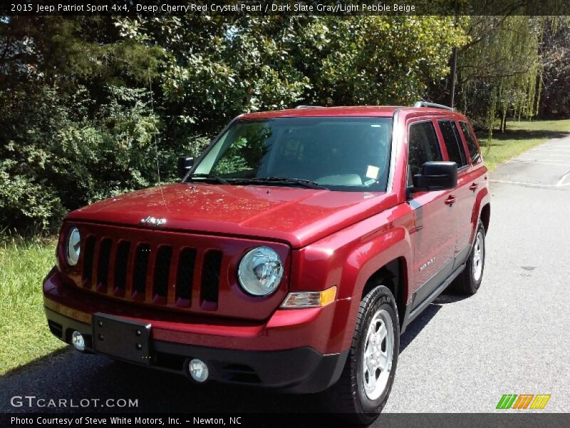 Deep Cherry Red Crystal Pearl / Dark Slate Gray/Light Pebble Beige 2015 Jeep Patriot Sport 4x4