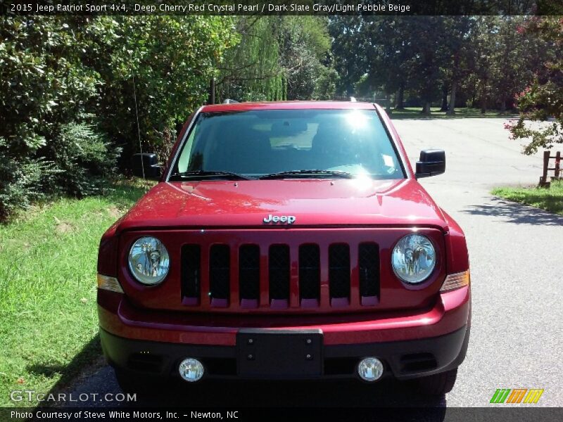 Deep Cherry Red Crystal Pearl / Dark Slate Gray/Light Pebble Beige 2015 Jeep Patriot Sport 4x4