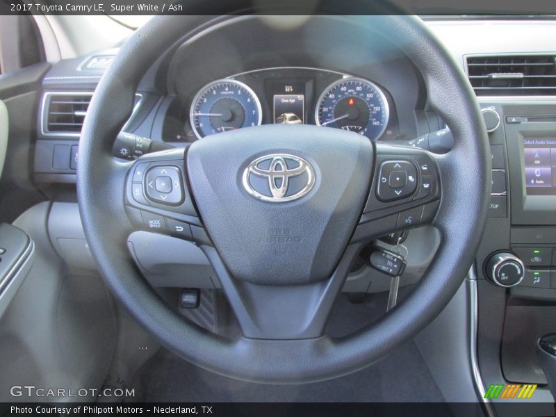 Super White / Ash 2017 Toyota Camry LE