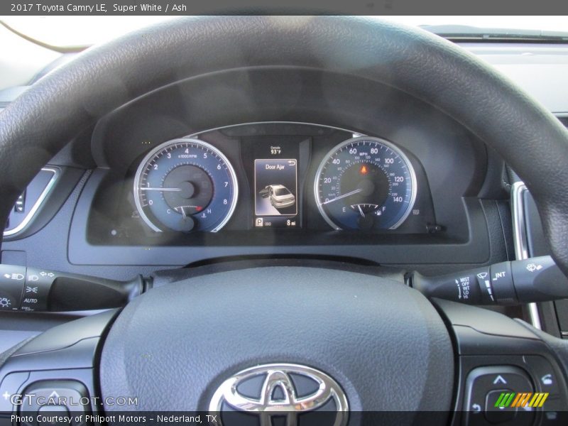 Super White / Ash 2017 Toyota Camry LE