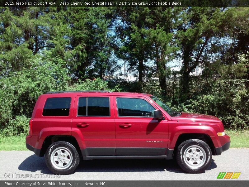 Deep Cherry Red Crystal Pearl / Dark Slate Gray/Light Pebble Beige 2015 Jeep Patriot Sport 4x4