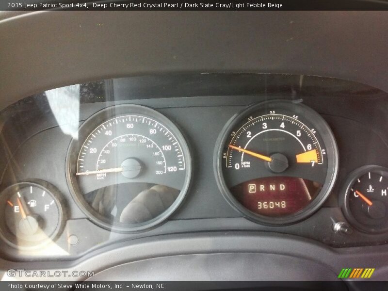 Deep Cherry Red Crystal Pearl / Dark Slate Gray/Light Pebble Beige 2015 Jeep Patriot Sport 4x4