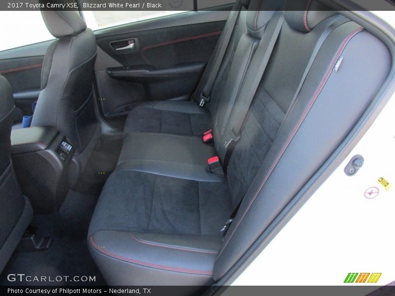 Rear Seat of 2017 Camry XSE