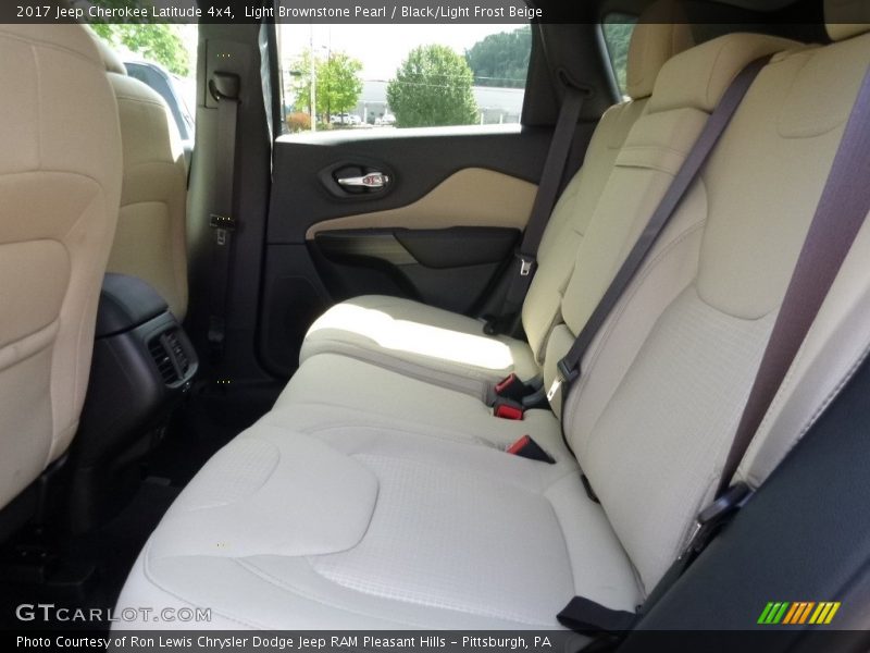 Light Brownstone Pearl / Black/Light Frost Beige 2017 Jeep Cherokee Latitude 4x4