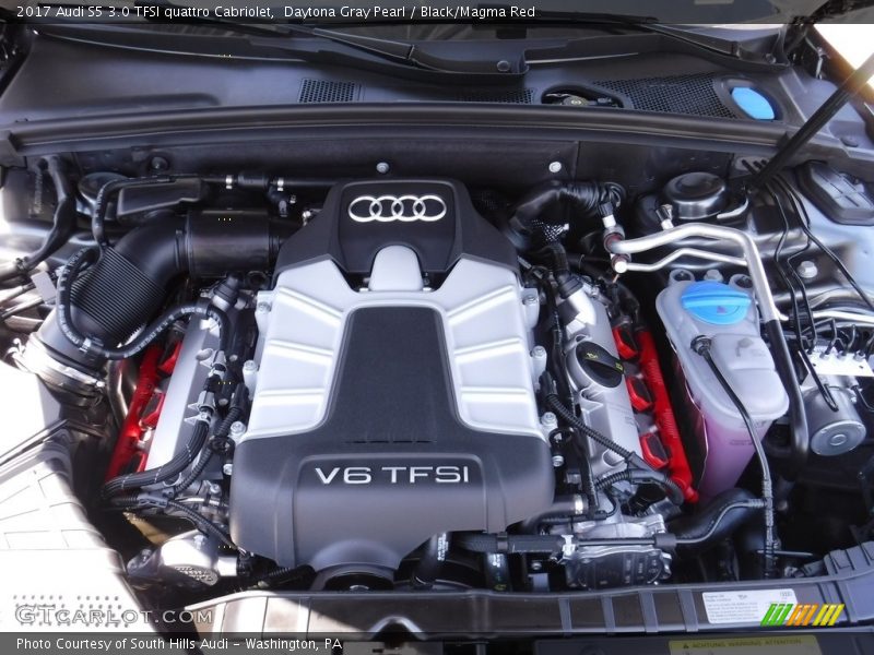  2017 S5 3.0 TFSI quattro Cabriolet Engine - 3.0 Liter TFSI Supercharged DOHC 24-Valve VVT V6