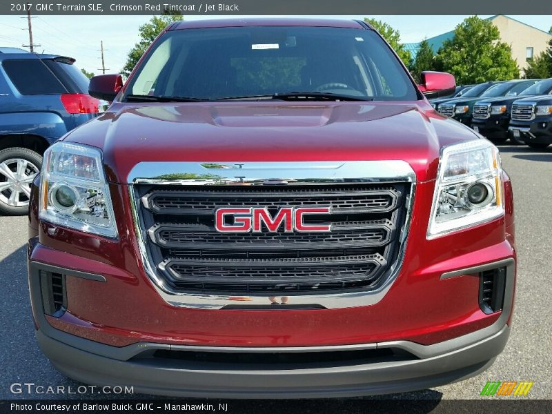 Crimson Red Tintcoat / Jet Black 2017 GMC Terrain SLE